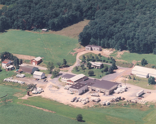 Ariel view in the late 1990's