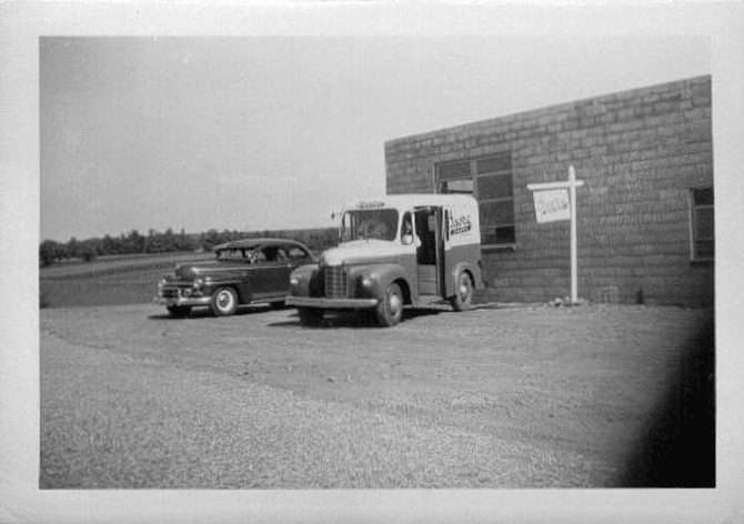 Guers Dairy's First Building